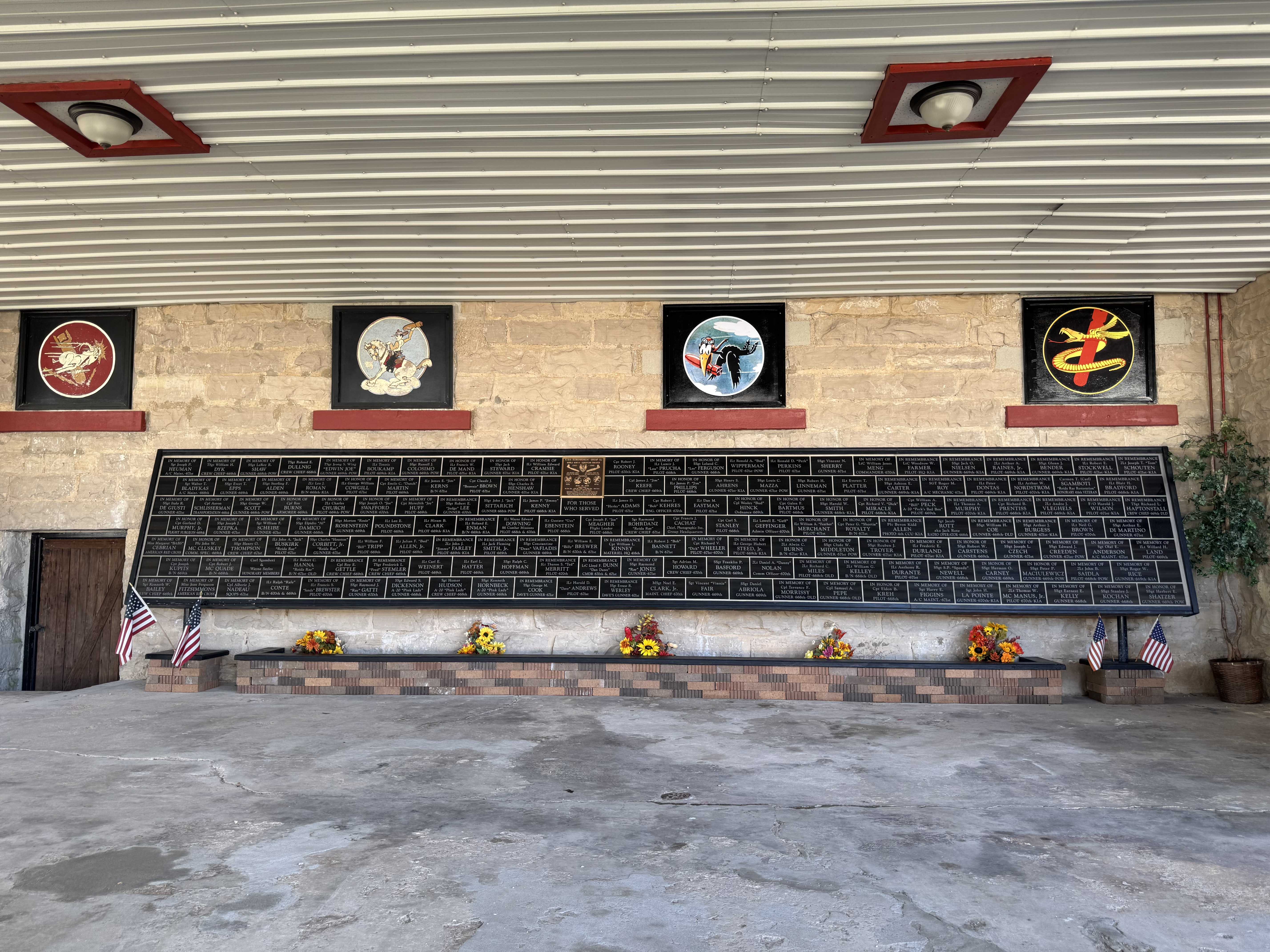 Completed Wall Of Honor