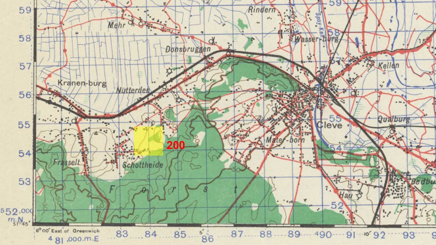Target Topo Map