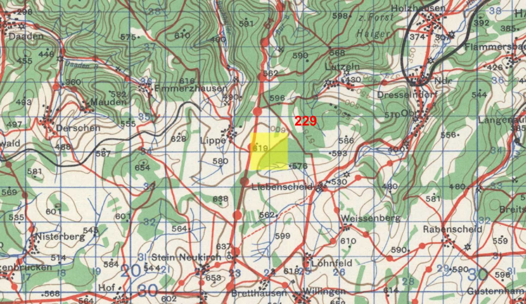 Target Topo Map