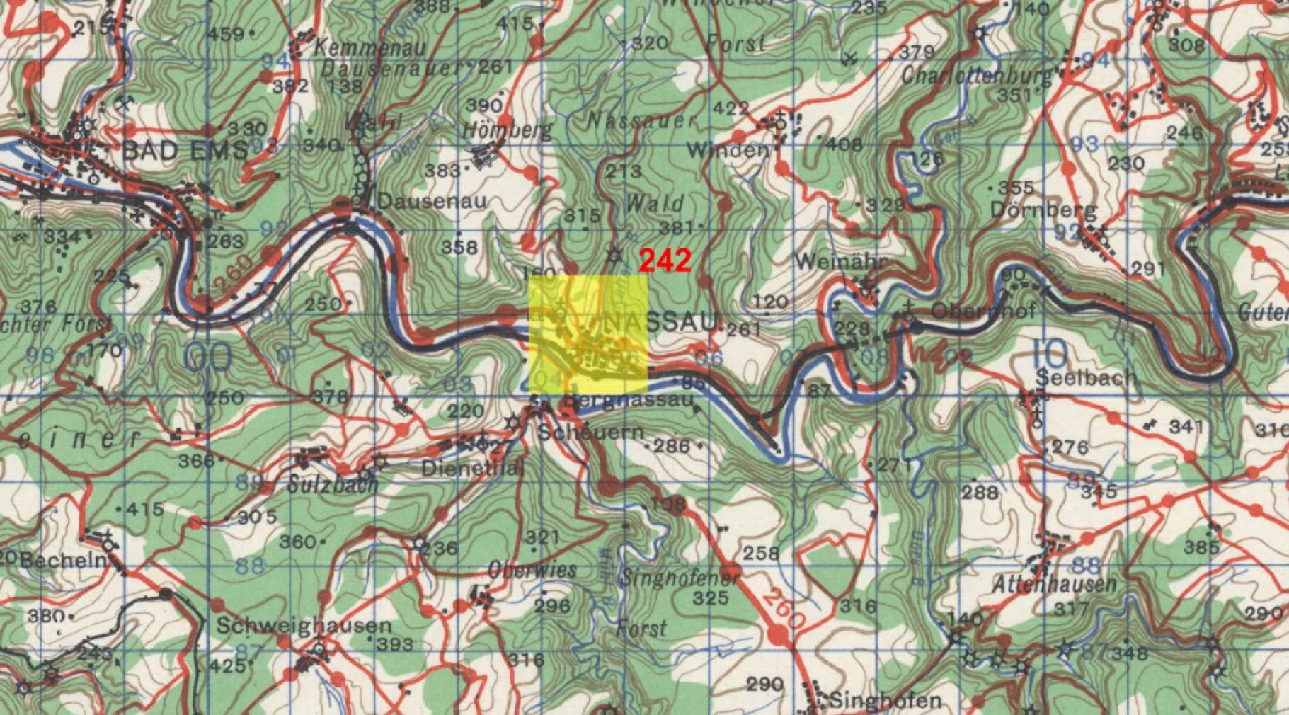 Target Topo Map