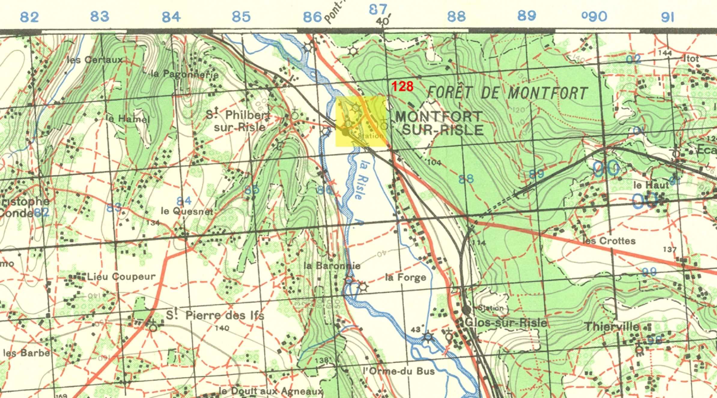 Target Topo Map