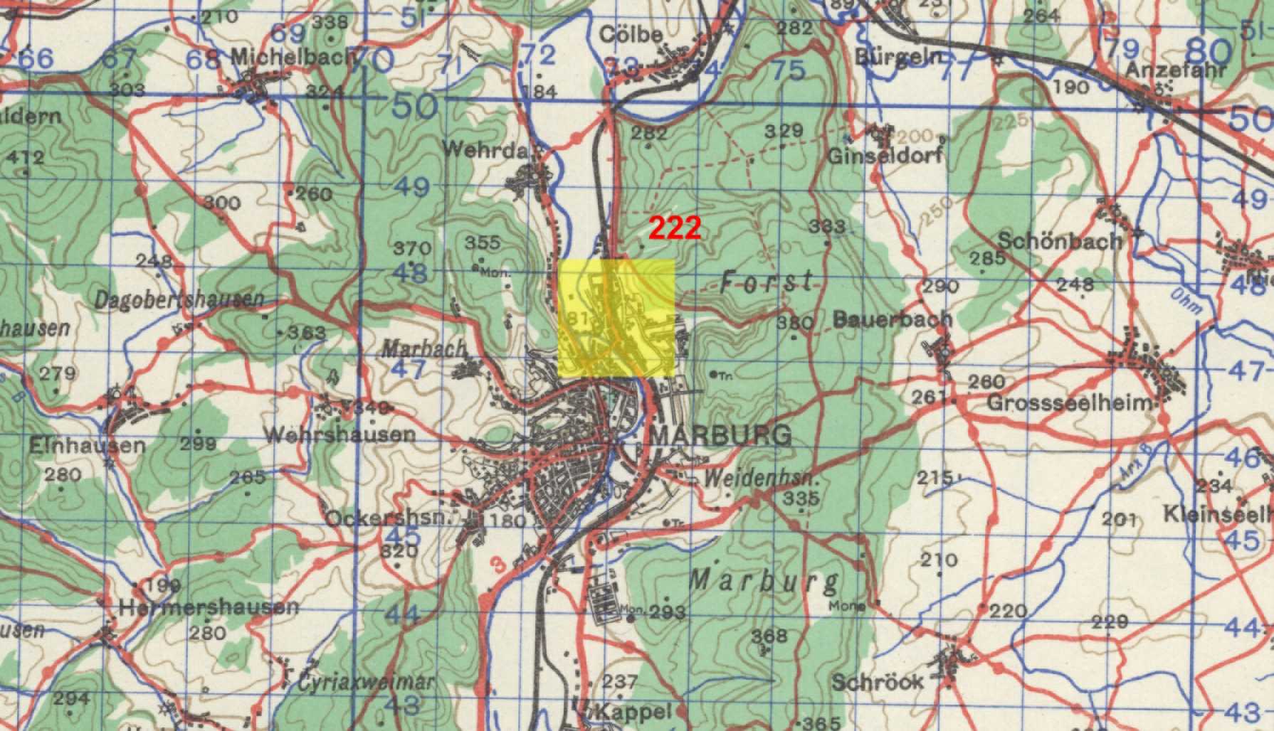 Target Topo Map