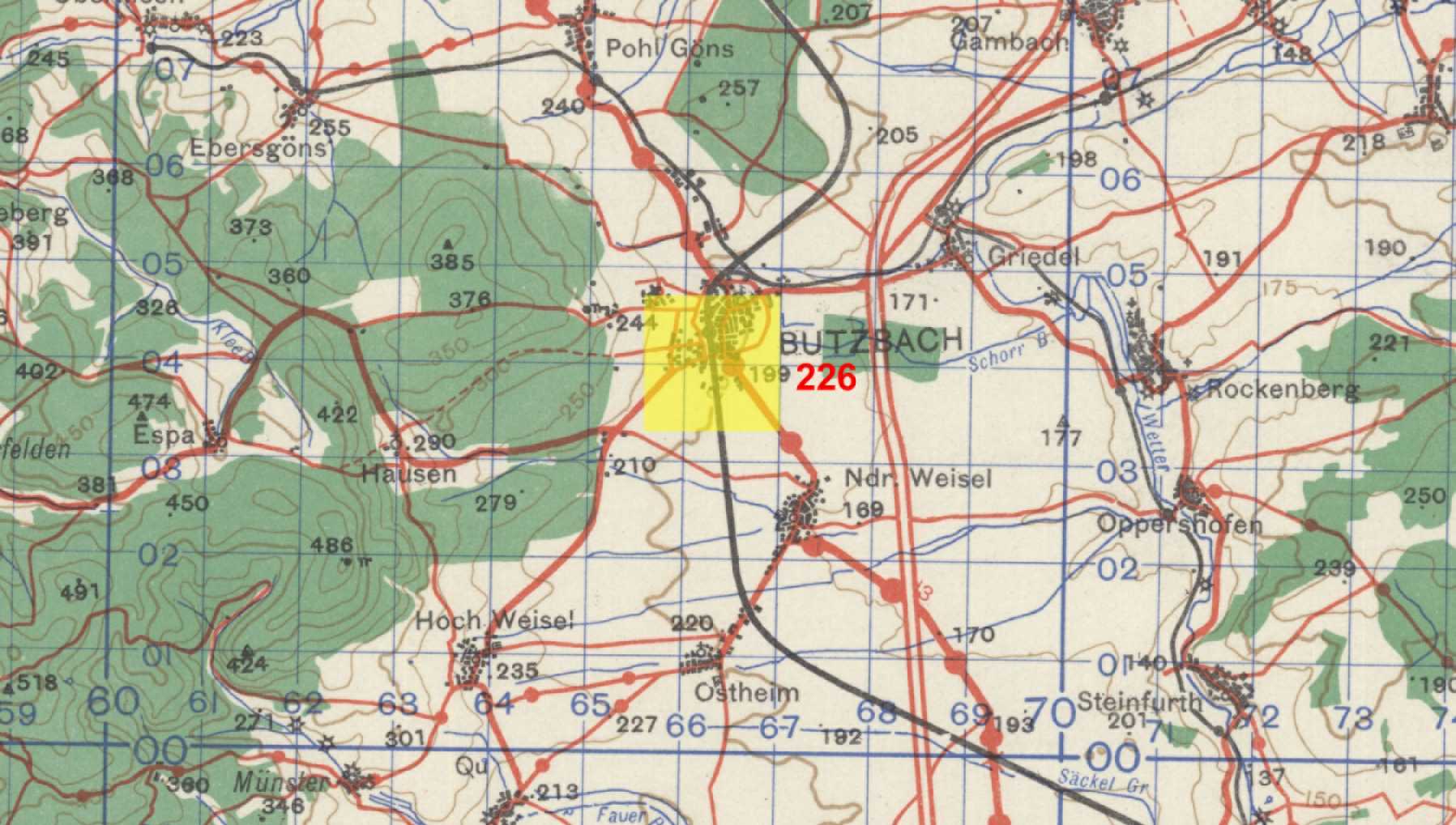 Target Topo Map