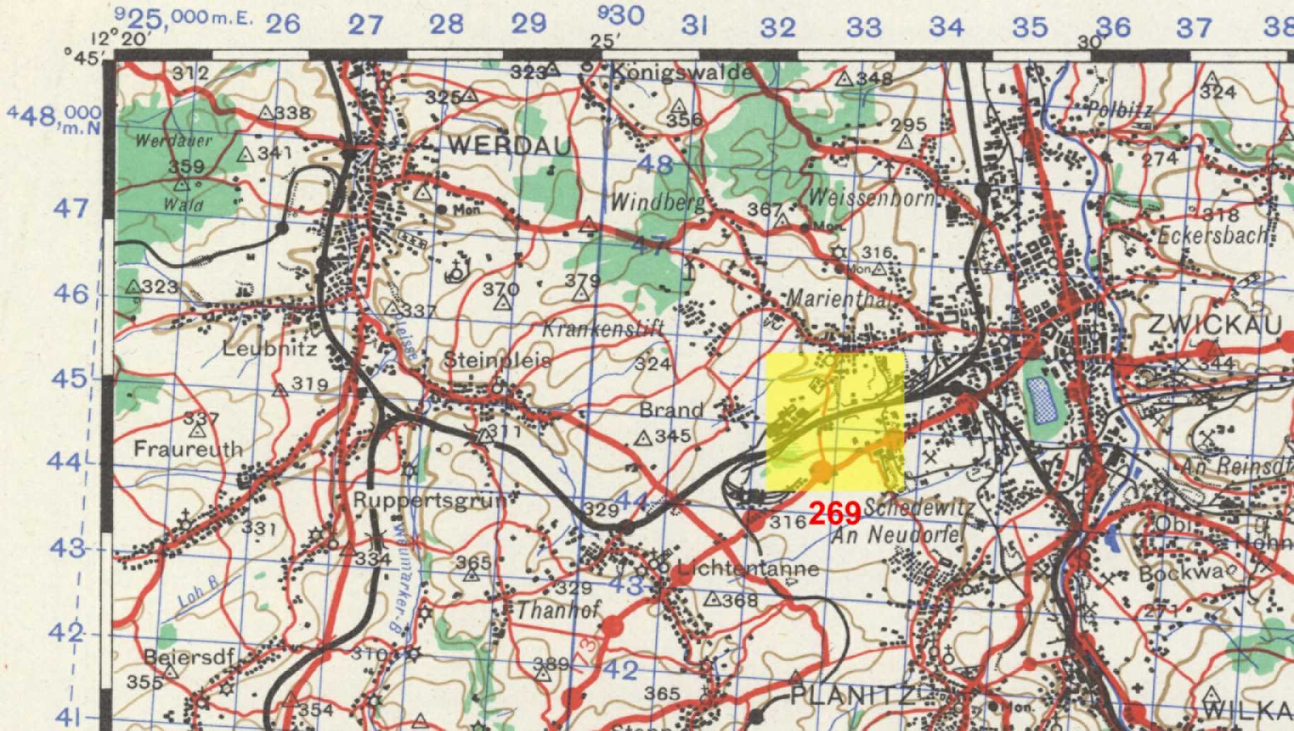 Target Topo Map